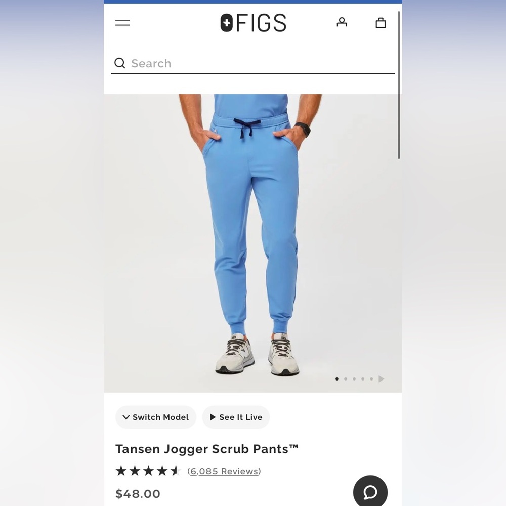 Men’s Figs scrub bottoms